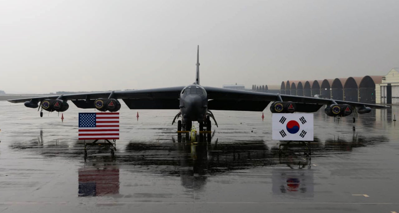 SUA, Coreea de Sud și Japonia au desfășurat exerciții aeriene cu lansări de bombe.