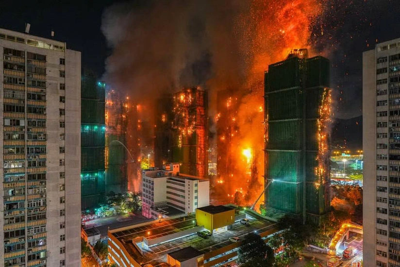 Incendiul dintr-un complex rezidențial din Hong Kong: Numărul morților a ajuns la 36 de persoane.