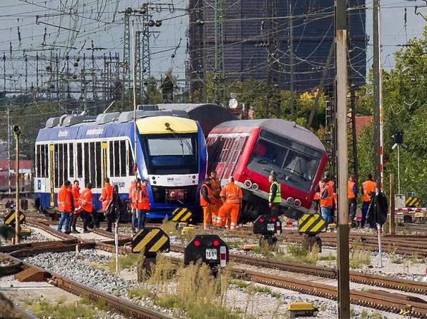 Mai mulţi răniţi, în urma unui accident feroviar produs în sudul Germaniei. Foto: focus.de