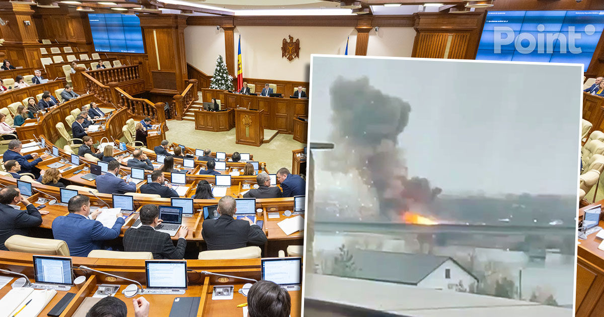 Grosu a anunțat de la tribuna Parlamentului despre atacul unei drone asupra podului din Reni.