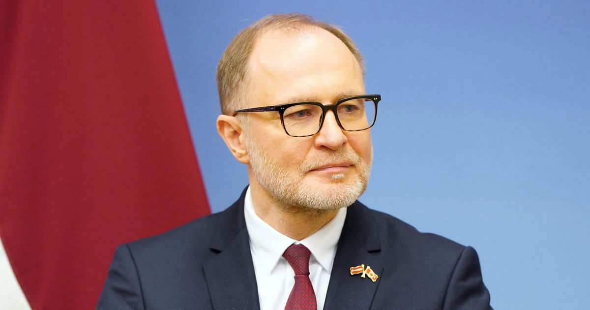 Министр обороны Латвии Андрис Спрудс.