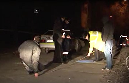 ДТП произошло около двух часов ночи на улице Мирчешть. Шум разбудил жильцов соседних многоэтажек.