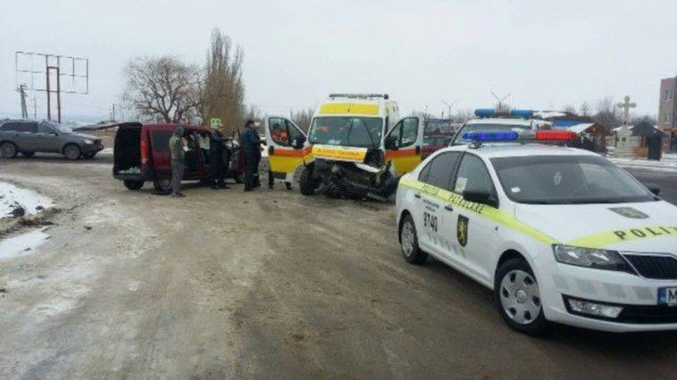 La ieșirea din orașul Anenii Noi a avut loc un accident rutier.  