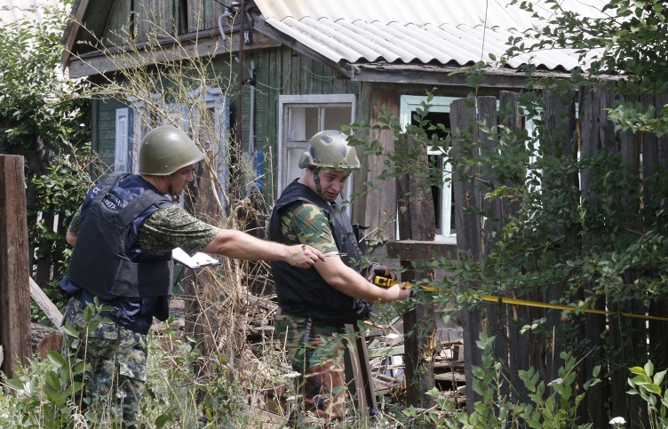 В результате попадания снарядов никто не пострадал. Фото: itar-tass.com.