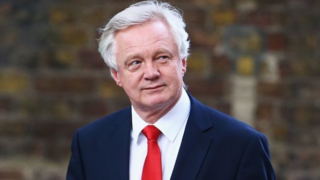 Министр Великобритании по делам Brexit Дэвид Дэвис.