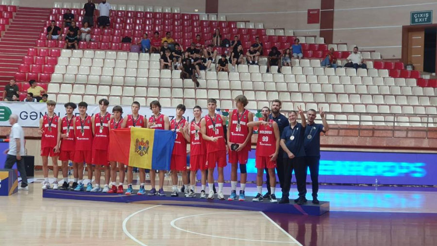 Команда из Молдовы завоевала бронзу на Чемпионате Европы по баскетболу.