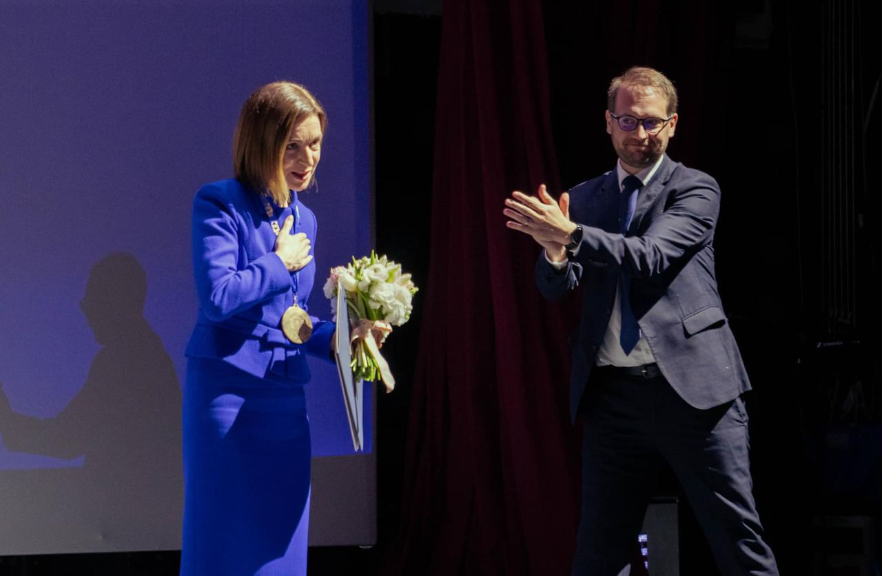 Майя Санду награждена премией „Тимишоара за европейские ценности”.
