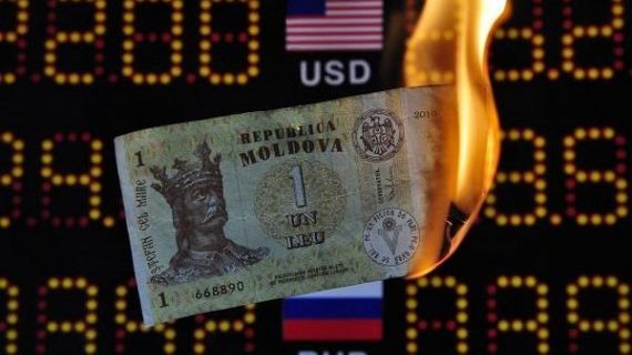 По информации минэкономики, молдавский обесценился в течение 2015 года на 25,9% по отношению к доллару и на 13,1% по отношению к евро. Фото: Максим Андреев, NewsMaker