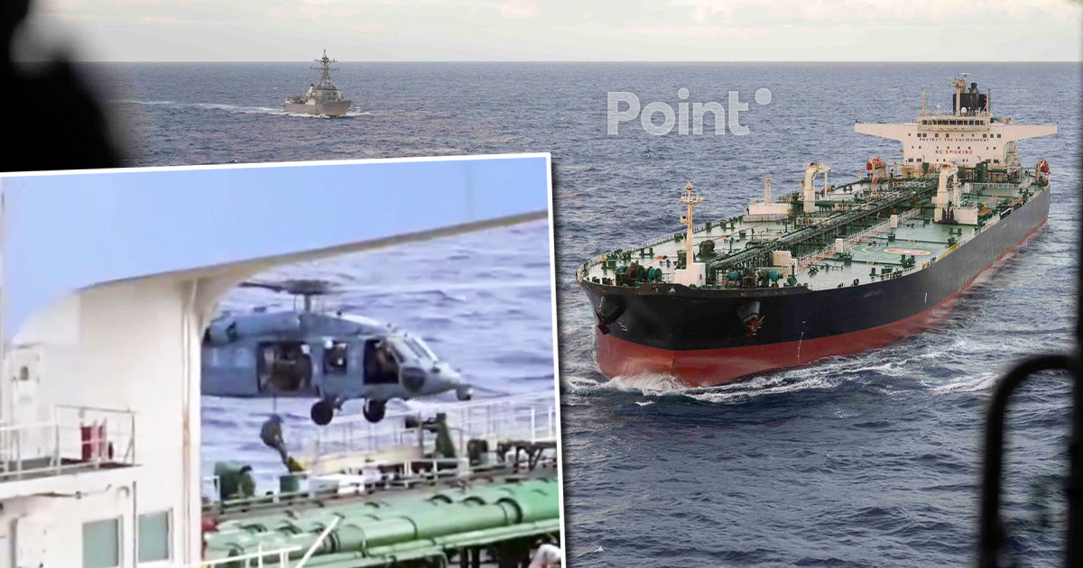 SUA au interceptat un petrolier în Oceanul Indian.