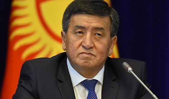 Президент Киргизии Сооронбай Жээнбеков.