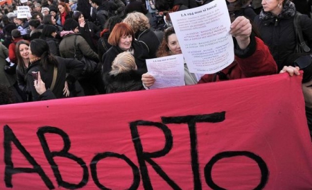 Italiencele au luat atitudine şi au protestat faţă de această situaţie