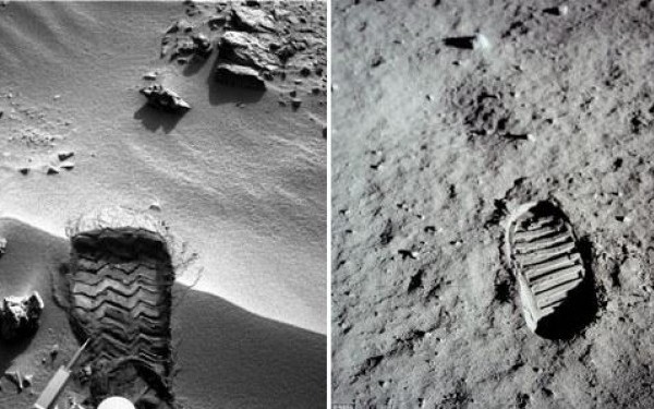  Roverul Curiosity a trimis inapoi pe pamant o imagine impresionanta de pe planeta Marte.
