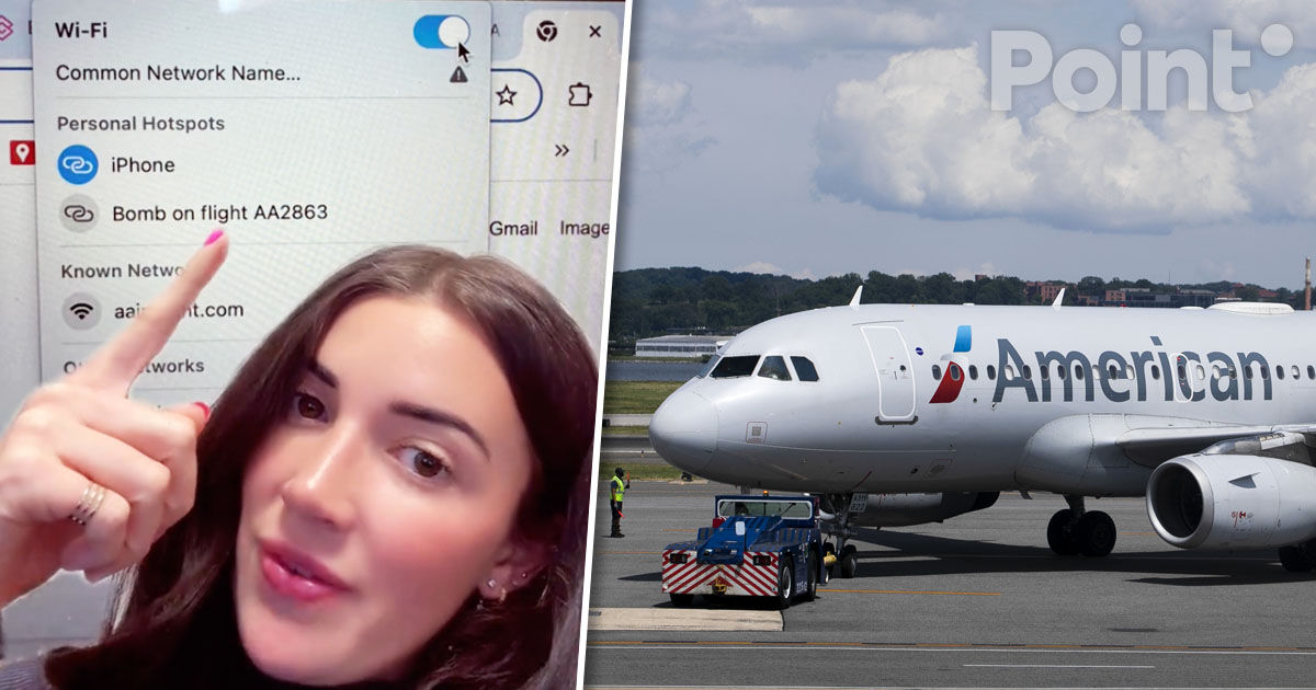 Pasagerii unui avion din SUA, evacuați din cauza unei denumiri de rețea Wi-Fi.