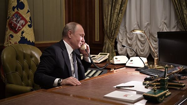 Президент России ВладимирПутин.