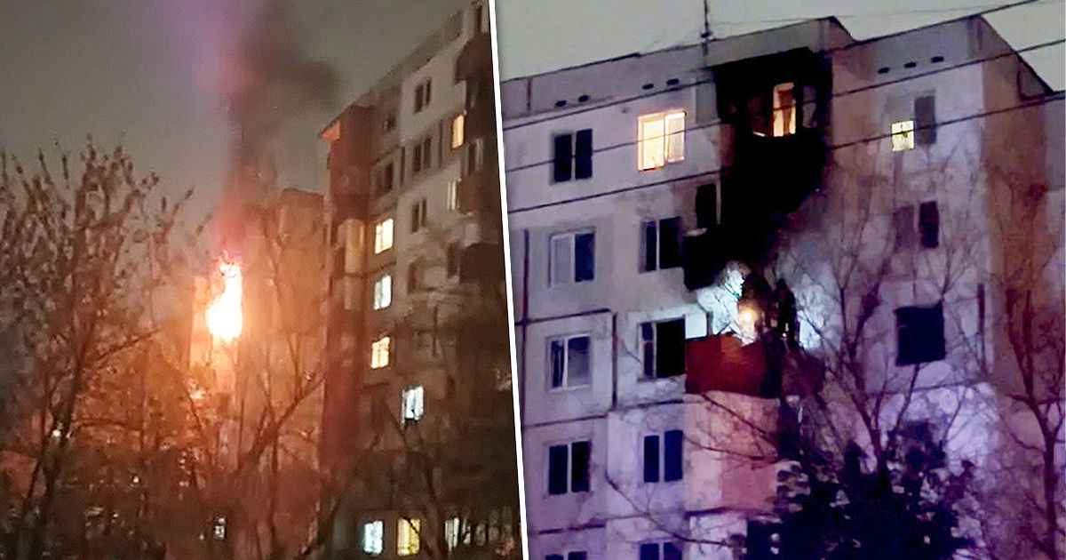 Жильцы дома о пожаре: Был похожий случай.