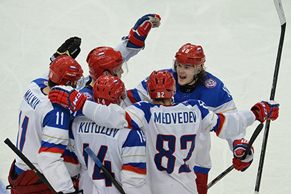 Сборная России обыграла команду Франции в четвертьфинальном матче чемпионата мира по хоккею/