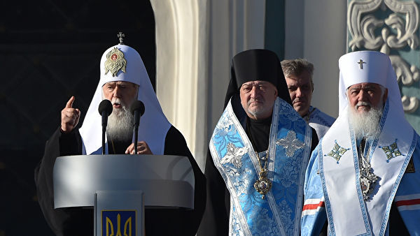 Филарет заявил, что останется патриархом "новой церкви" на Украине.