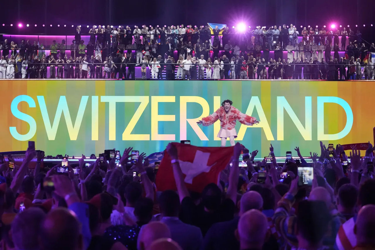 Finanțarea de stat pentru Eurovision, susținută la referendumul din Elveția.
