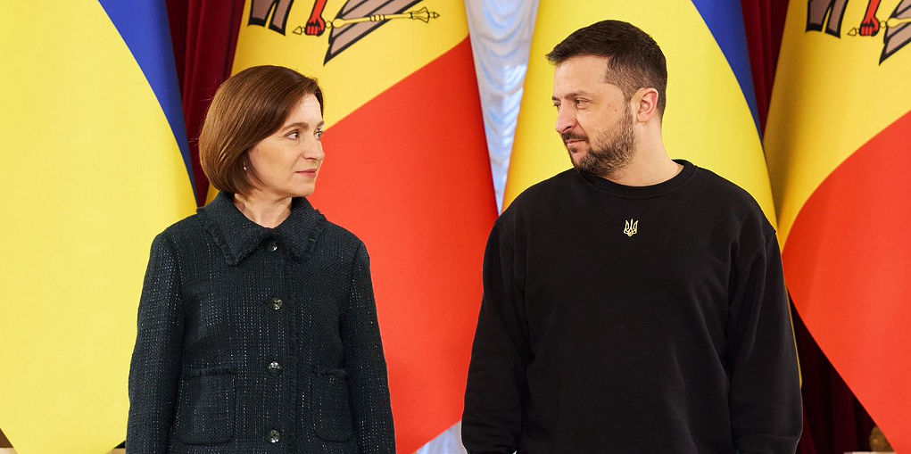 Maia Sandu vrea ca Moldova să adere la Coaliția Voluntarilor pentru Ucraina.