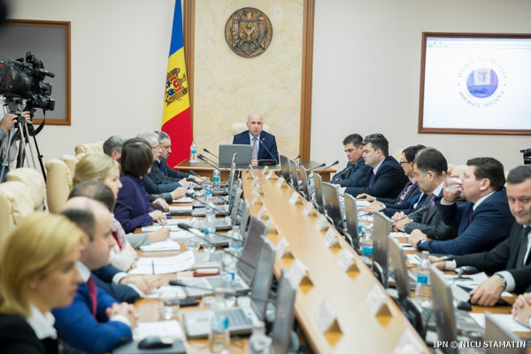 Заседание правительства Молдовы.