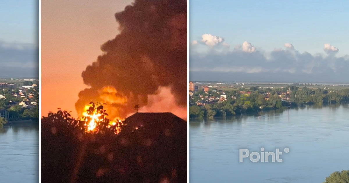 Dronele ucrainene au atacat rafinăria Ilsky din Rusia.