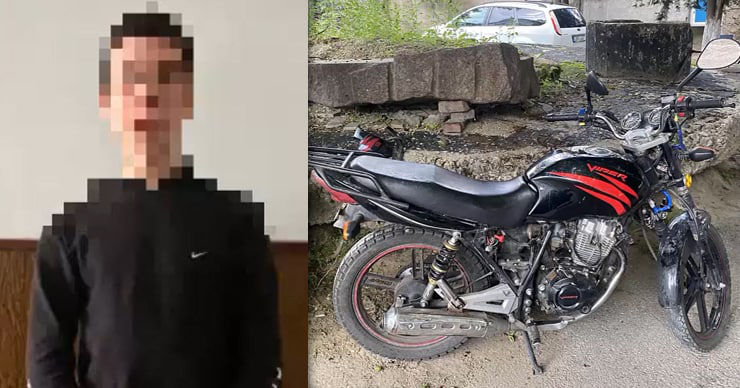 Полиция Кишинева задержала подростка, укравшего мотоцикл. Коллаж: Point.md