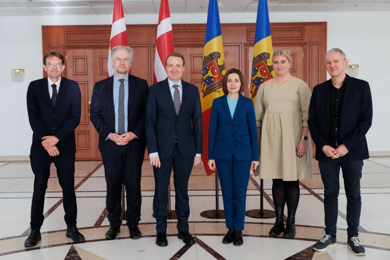 Президент Молдовы и датская парламентская делегация обсудили сотрудничество двух стран.