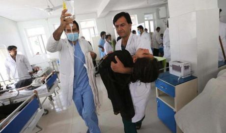 Aproximativ 300 de eleve din vestul Afganistanului au fost internate în spital. Foto: gandul.info