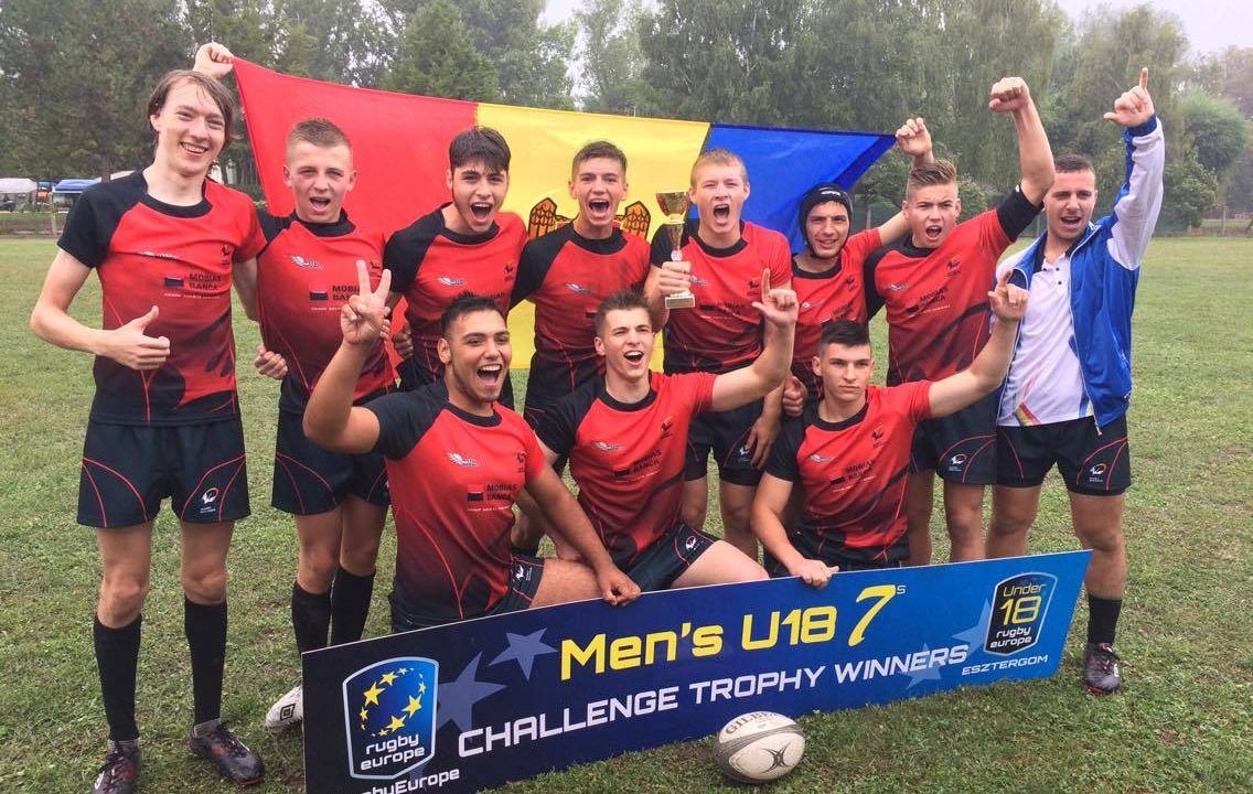 Naționala de rugby 7 a Moldovei a câștigat Challenge Cup