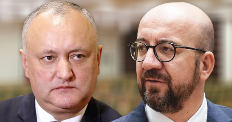 Додон о заявлениях главы Евросовета: Мы хотим мира, а не геополитики войны.