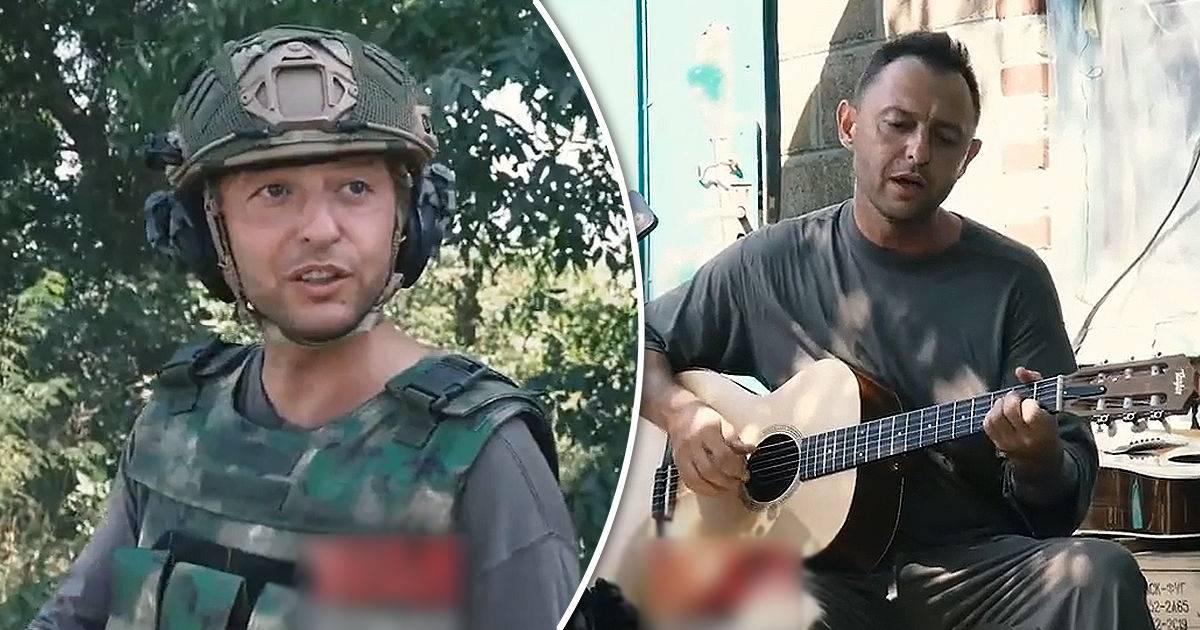Лидер группы «Звери», выступавший против войны, cпел перед российскими военными. Коллаж: Point.md