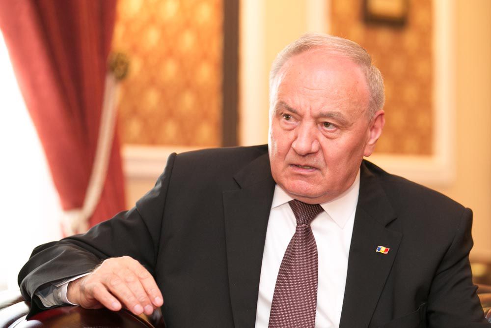 Timofti a reiterat că va cere tuturor partenerilor externi să respecte integritatea R. Moldova și suveranitatea acesteia. Foto: politik.md