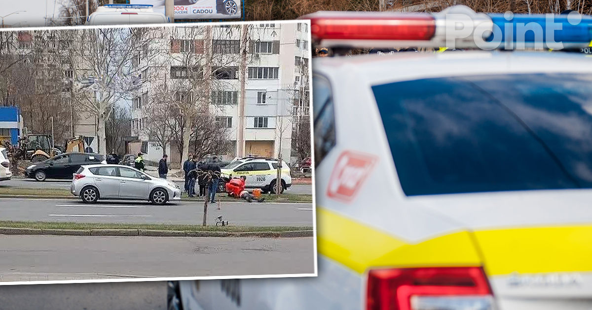 Accident matinal în Capitală: Un bărbat a ajuns sub roțile unei mașini.