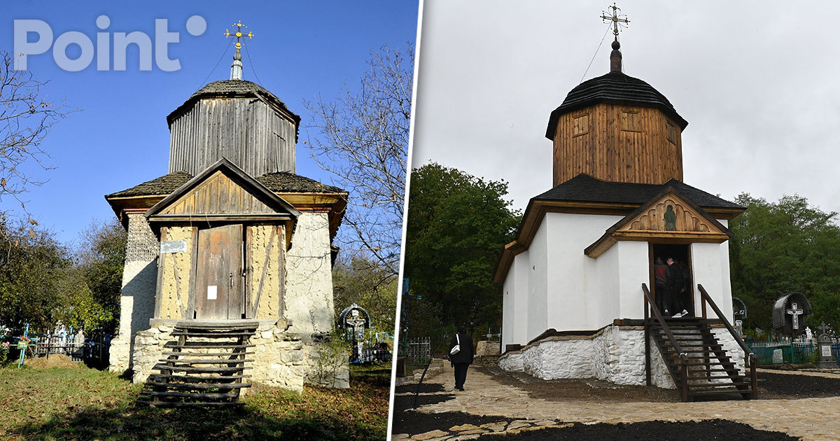 Biserica de lemn din Vorniceni, inaugurată după restaurare.