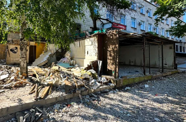 В Кишиневе демонтирован киоск, работавший с нарушениями.
