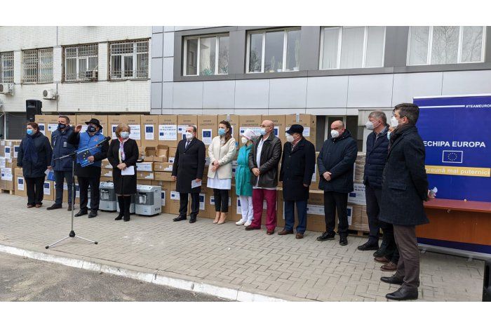 Партия медицинского оборудования, подаренного ЕС, ВОЗ и правительством Германии, прибыла в Молдову.
