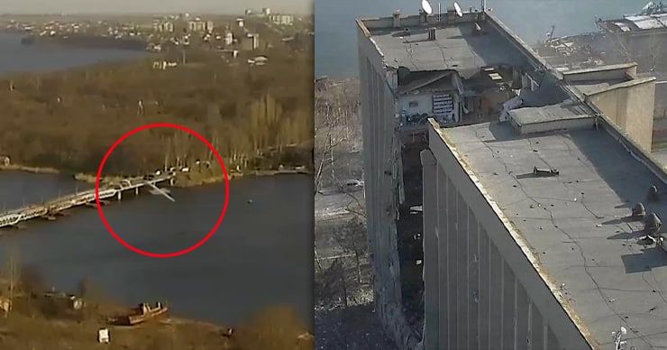 Ким показал момент попадания крылатой ракеты в здание Николаевской ОГА.