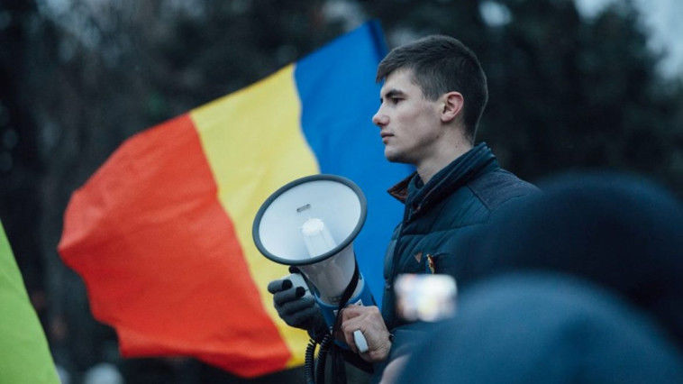 Președintele Asociaţiei Obştești „Onoare, Demnitate şi Patrie”, Vlad Bilețchi, este cercetat de poliţie. Foto: Facebook/Vlad Biletchi