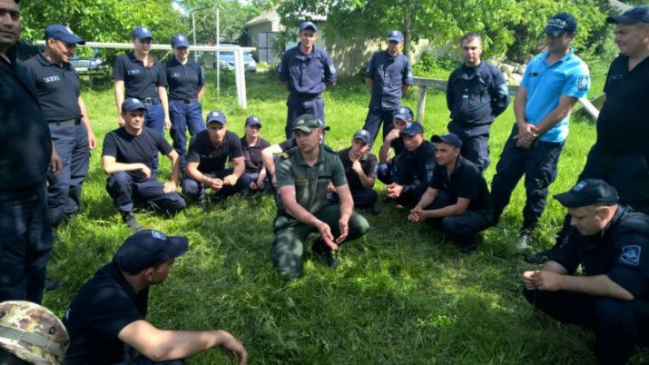 Молдавские и грузинские кинологи тренировались вместе.