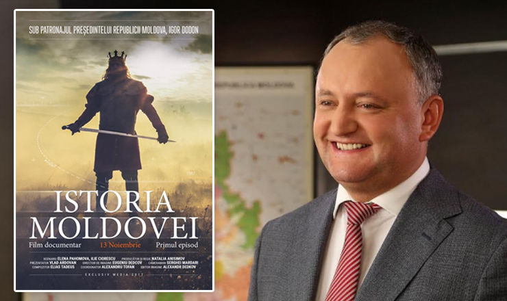Dodon invită la lansarea filmului promis despre istoria Moldovei