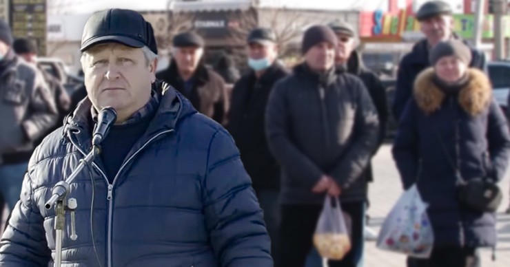 На митинге в Комрате призвали партии отказаться от госфинансирования.