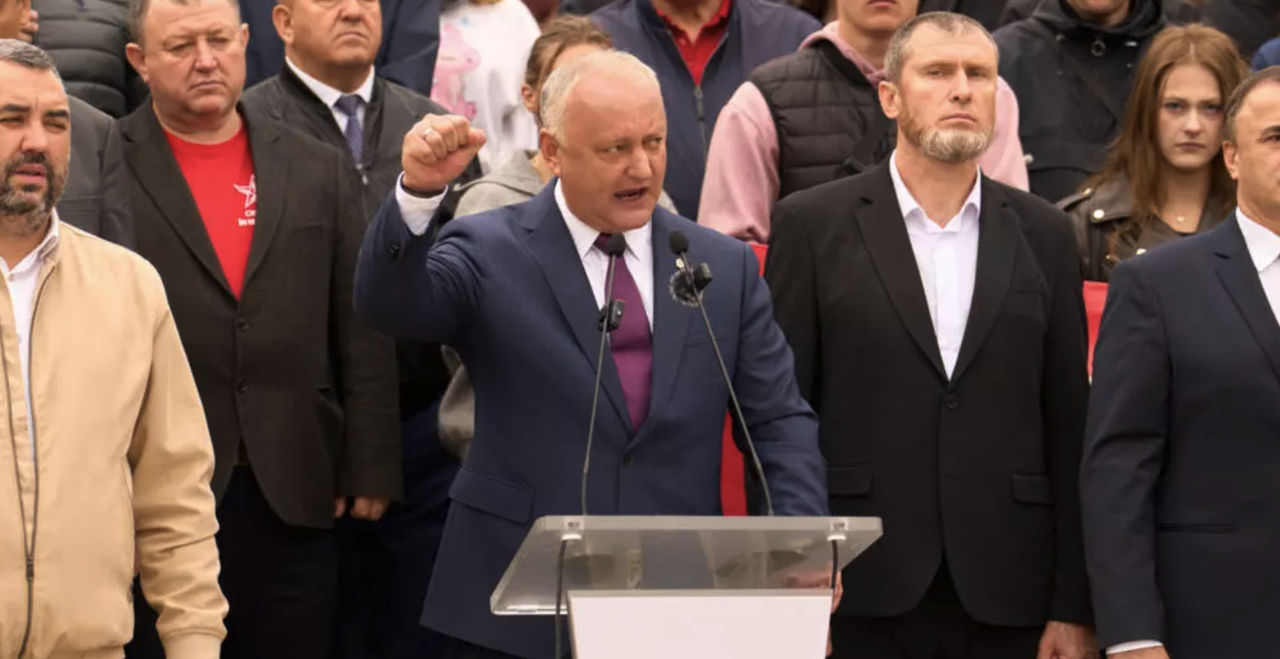 Dodon: Îndemn cetățenii să vină la un protest în fața Parlamentului.