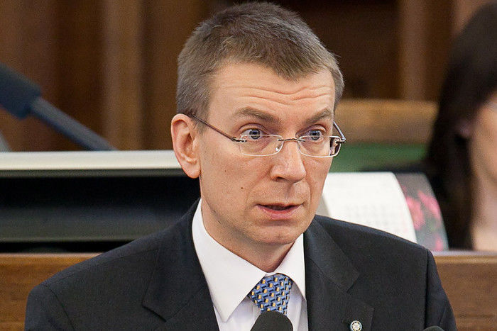 Министр иностранных дел Латвии Эдгар Ринкевич.