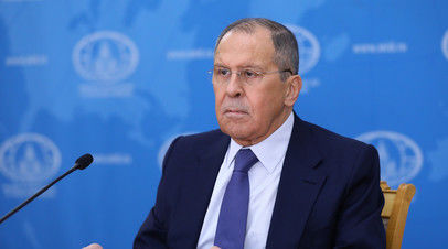 Министр иностранных дел России Сергей Лавров.
