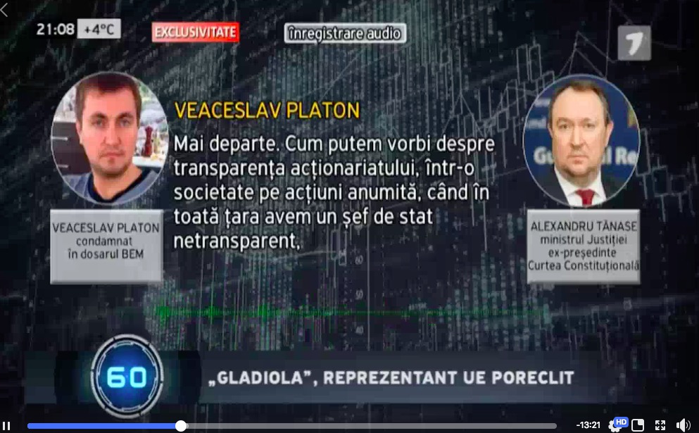 Пресса ранее писала о том, что Тэнасе якобы продвинул законопроект, который позволил бы запустить российский ландромат в Молдове.