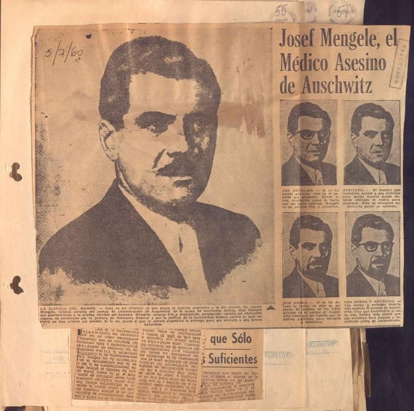 Argentina a publicat documente privind șederea nazistului Josef Mengele în țară.