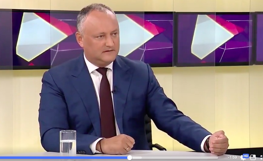 Президент Республики Молдова Игорь Додон.