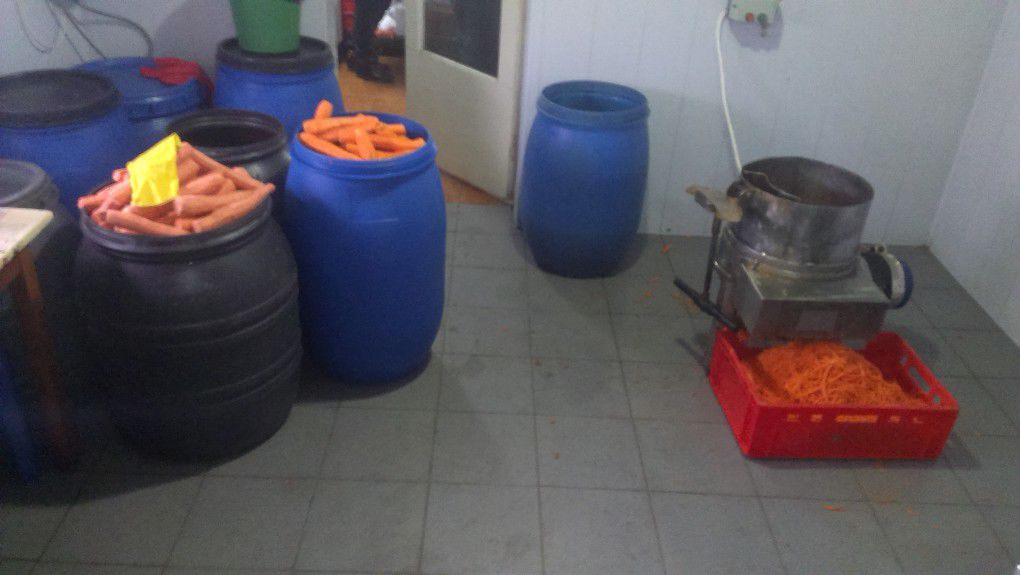Circa 500 de kg de morcov marinat, destinat spre comercializare în magazinele din Bălți și Rîșcani, a fosse confiscati. Foto: igp.gov.md