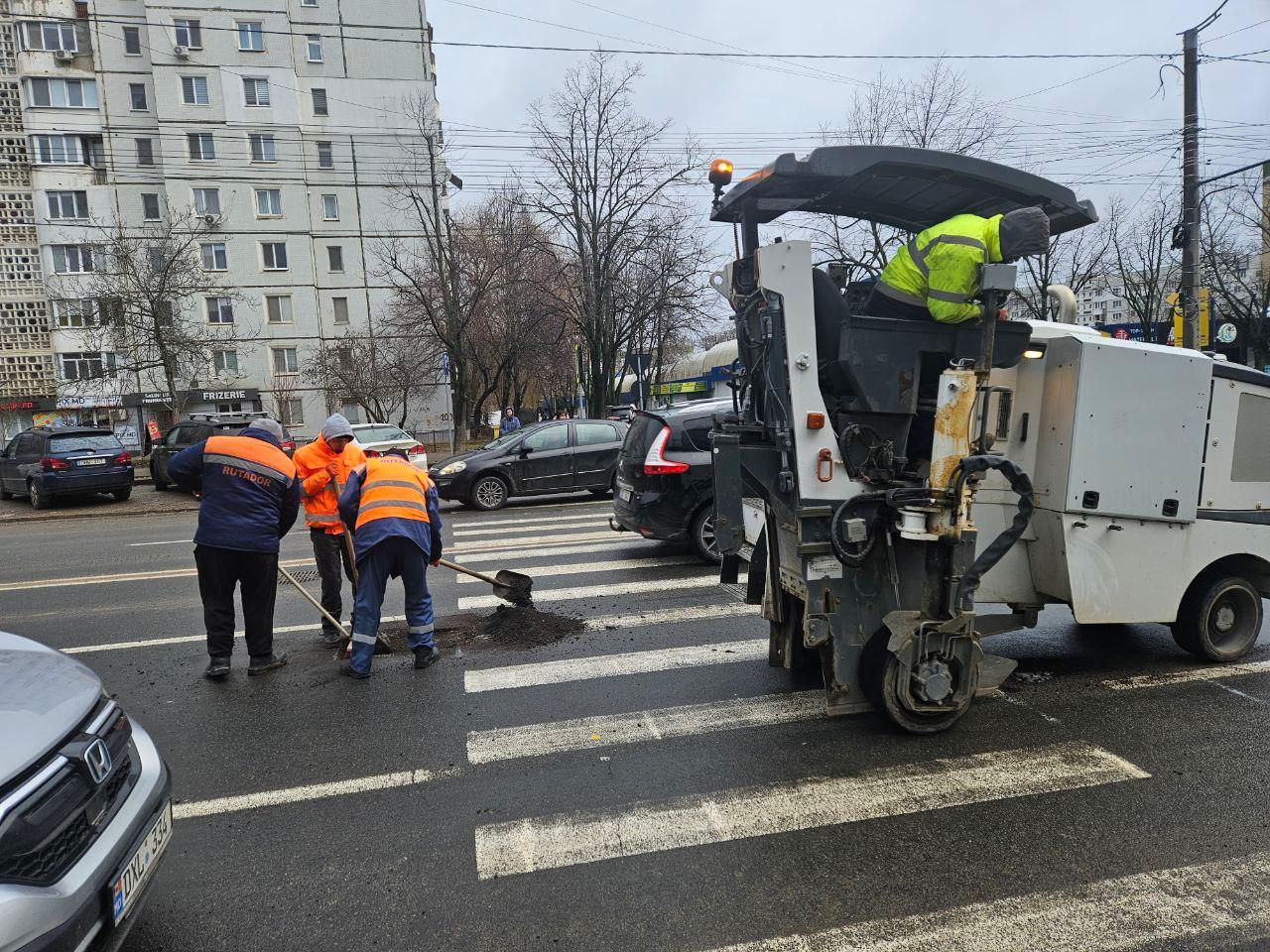 В Кишиневе начинаются масштабные работы по ремонту дорог.