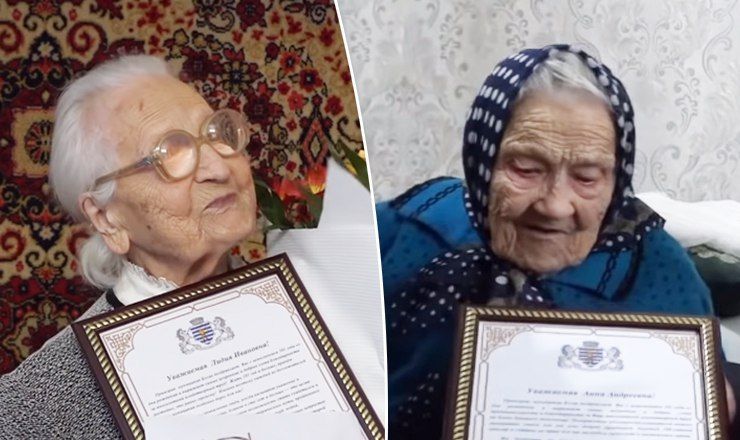 Анна Петрусенко и Лидия Давыдовская отметили 101-й день рождения 12 апреля.